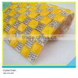 8*8 mm Jelly Lime Square Diamante Rhinestone Sheet 2mm/3mm Crystal Rhinestone Sheet 24*40 cm thumbnail-1