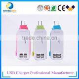 5V 4.2A 4 Port USB Travel Charger. Home Charger With CE FCC Rohs thumbnail-1