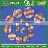 Round Shape Fabric Covered Button With Eyelet -- F1413