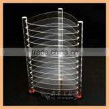 Transparent Color Customized Acrylic CD Display Rack thumbnail-2