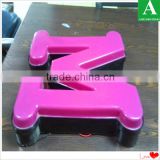Hot sale vacuum thermoformed PMMA pink plastic light box