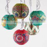 Handmade Fun Printed Hanging Light thumbnail-1