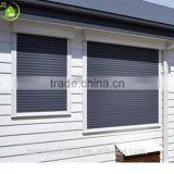 Gray Color Aluminum Window Shutter Designs
