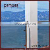 Balcony Glass Railing Clamp and Clear Glass Balcony Railing Plastic Handrail