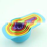 Professional Set of Plastic Measuring Spoons 6PCS Multi-Color thumbnail-2