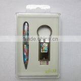 Ball Pen and Keychain Packed in a Transparent Gift Box thumbnail-2