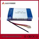 UL Rechargeable 523450 2s1p Lipo Battery 7.4v 1000mah for Portable Device thumbnail-1