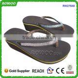 New Model Brown Women Sandals With Shiny Diamont