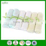 6 Pack 10"x10" Soft Custom Baby Bamboo Washcloth Wipes thumbnail-2