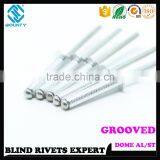 HIGH QUALITY FACTORY OPEN END ALUMINUM GROOVED BLIND RIVETS FOR WOOD thumbnail-5