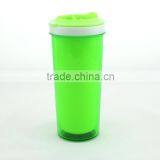 double wall personalize plastic tumbler ZH-705 green color