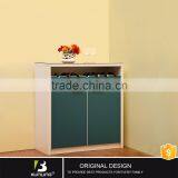 Home Furnishing Conner Cabinet With Door With Wine rack