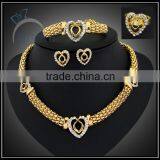 Fashion Casual Jewelry Set for Women With Clear Stone/gold Plate Jewelry to Buy thumbnail-1