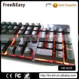 Factory Wholesale Price Led Backlight RGB USB Wired Gamer Keyboard thumbnail-5