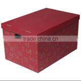 Wholesale fashion Decorative cardboard jewelry storage gift packaging paper drawer box of paper