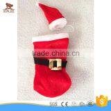 Christmas Decoration Samll Santa Hat Wine Holder With Wine Bottle Cover thumbnail-2
