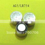 AG5 LR754 1.5V Alkaline Ag5 Coin Cell Watch Battery Eunicell