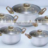 10pcs Cheap Item Master Chef Stainless Steel Cookware Set Quality Choice thumbnail-1