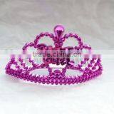 9cm HighX12cm Diameter Metallic Silver Happy New Year Plastic Tiara Tiaras and Crowns thumbnail-4