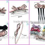 Jewelry Hair Accessory Set, Rhine Stone Luxury Flower Hair Clip Set for Women, Fancy Hair Barrettes Wholesale in China