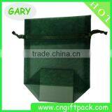 White Cosmetic Drawstring Organza Bag thumbnail-3
