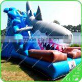 Crocodile Mouth Inflatable Slide,commercial Jungle Inflatable Slide