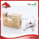 Industrial Mechinery Fancy Rectangular Brass Padlock thumbnail-2