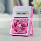Summer Hot Sale Students Portable Mini Fan Built In Rechargeable Battery Table USB Fan thumbnail-5