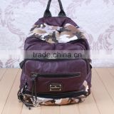 China factory supplier PU France fashion backpack