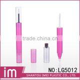 Double Heads Round Lipgloss brand lipgloss tube containers with brush