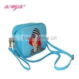 Fashion Cute Cartoon Girls PU Cosmetic Bags With Zipper thumbnail-3