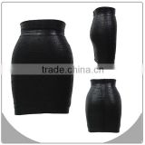 OEM customized black foiled bandage skirt