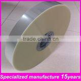 good silver gloss pet poly film tape for cable bind belt