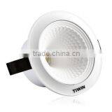 TIWIN 15w 6 Inch Cool White Led Round Modern Downlight