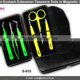 Volume Lash Tweezers For 2D,3D,4D,5D,6D,7D & 8D Lashes & Eyebrow Tweezers Sets From ZONA PAKISTAN