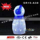 Animated Acrylic Figure LED Christmas Snowman Decoration thumbnail-4
