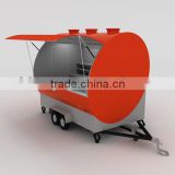 Commercial Customized Design mobile Food Cart -Mobile Concession Food Trailer with best price