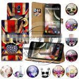 2015 New Products for Wiko Darkmoon Case, Wallet Stand Printed pu Leather Flip Case for Wiko Darkmoon With Card Slots