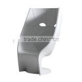 Outdoor White Fiberglass Deasign Nemo Chair thumbnail-4