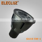 Deledz gu10 housing led spotlight gu10 5w ce rohs gu10 led spotlight gu10 led bulb 5w gu10 70mm factory warranty 1 years