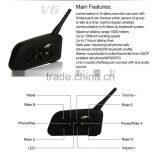 Wholesale! V6 Vehicle Radio Microphone Bluetooth Intercom for 1200 Meters 6 Riders Talking thumbnail-2