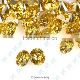 Round shape top sale star cut rough synthetic CZ stone