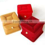 China Supplier Velvet Jewelry Box Custom Logo Luxury Ring Box Velvet thumbnail-2