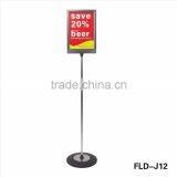 Quality-assured Shopping Mall Use Square Pipe Sign Board Stand thumbnail-1