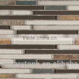 Natural Stone Mosaic and Crystal Glass Mosaic Tile (crystal Glass ) thumbnail-3