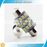 Car Led Lamp C5W Festoon 12SMD 12 SMD LED FESTOON 3528SMD 1210 C5W 31MM 36MM 39MM 41MM Light Free Shipping