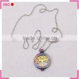 Imitation Gold Necklace Imitation Jewelry With Round Pendant, Imitation Gold Necklace for Women thumbnail-5