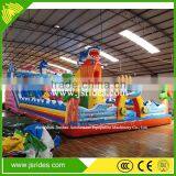 Large Outdoor Bouncy Playground Inflatable Jumping Trampoline Jumping Castle With Slide thumbnail-2