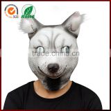 Halloween Funny Party Full Head Husky Wolf Dog Latex Face Mask