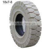 Chinese Top Brand WonRay Forklift Non Marking Pneumatic Solid Rubber Tires 600-9 4.00-8 thumbnail-2